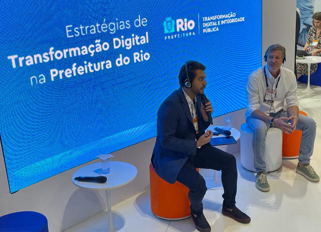 Palestra no Web Summit - Marcelo Piu / Prefeitura do Rio